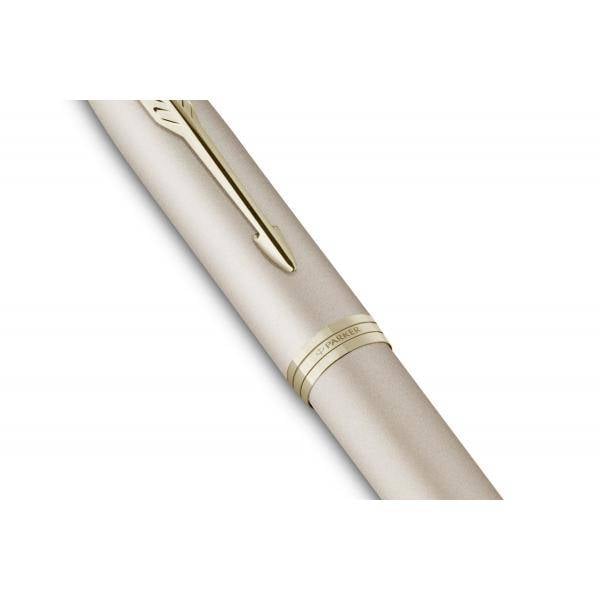 PARKER Rollerball IM Monochrome Champagne PVD F Schwarz-3