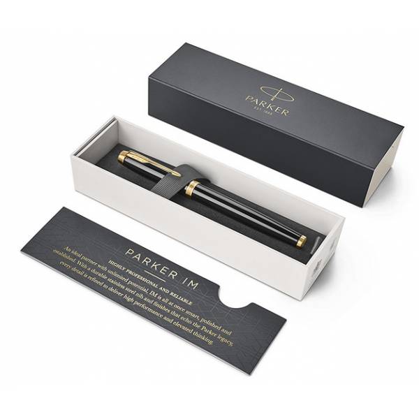 PARKER Füllhalter IM Black Lacquer G.C.-2