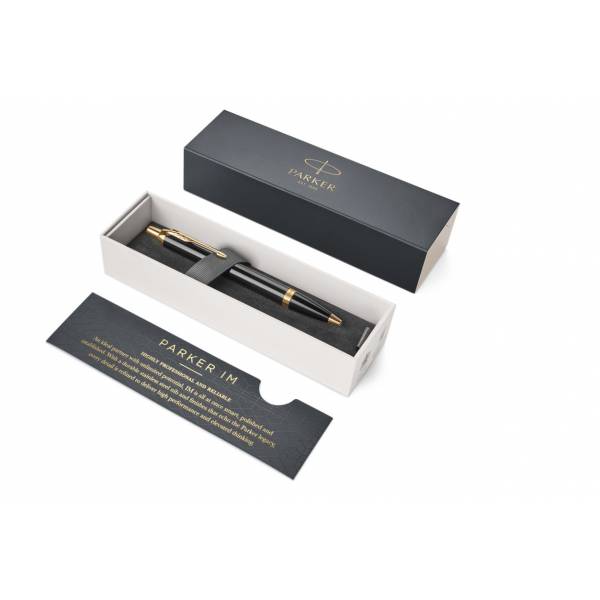 PARKER Druckkugelschreiber IM Black Lacquer G.C.-2
