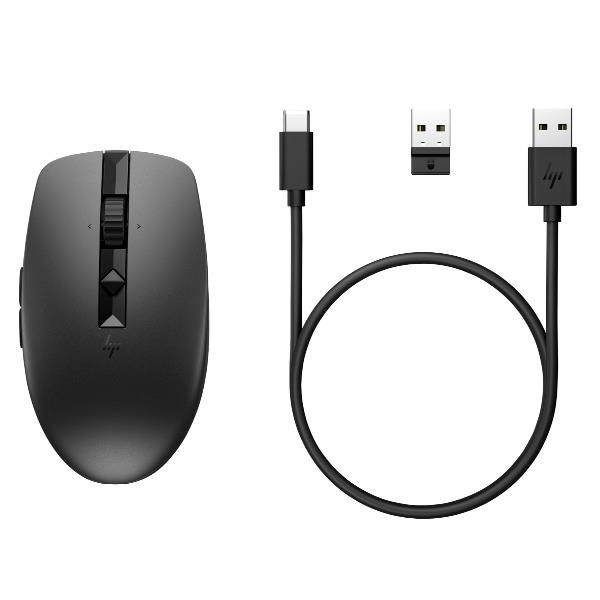 HP Inc. HP 715 Wiederaufladbare Maus für mehrere Geräte 6E6F0AA#ABB-0