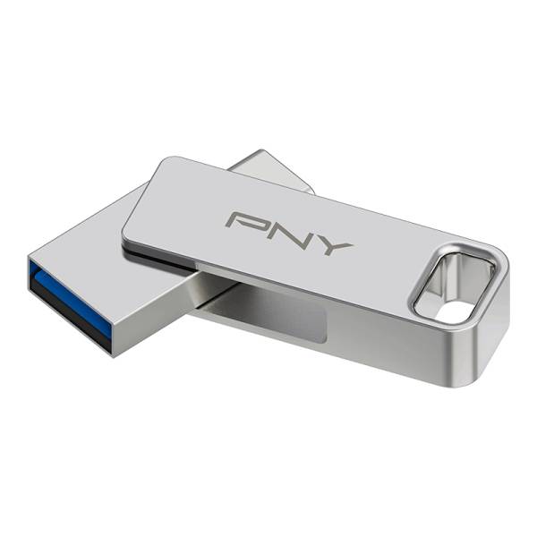 USB-Stick 128GB PNY DUO LINK USB 3.2 OTG TYPE-A/C retail Eingabe / Ausgabe-1
