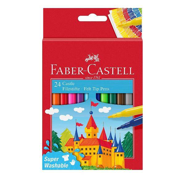 FABER-CASTELL - Filzstift Castle 24er Kartonetui-1