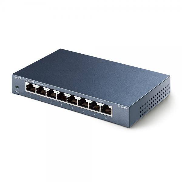 TP-Link TL-SG108 8-Port 10/100/1000Mbit/s Desktop Switch TL-SG108-1