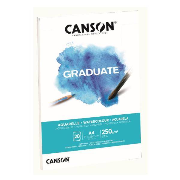 CANSON Studienblock GRADUATE AQUARELLE, DIN A4-1