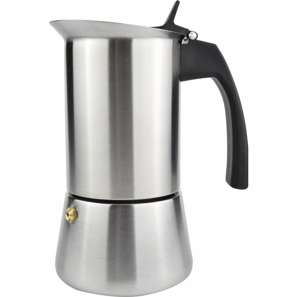 Milu Espressokocher silber 4 Tassen-0