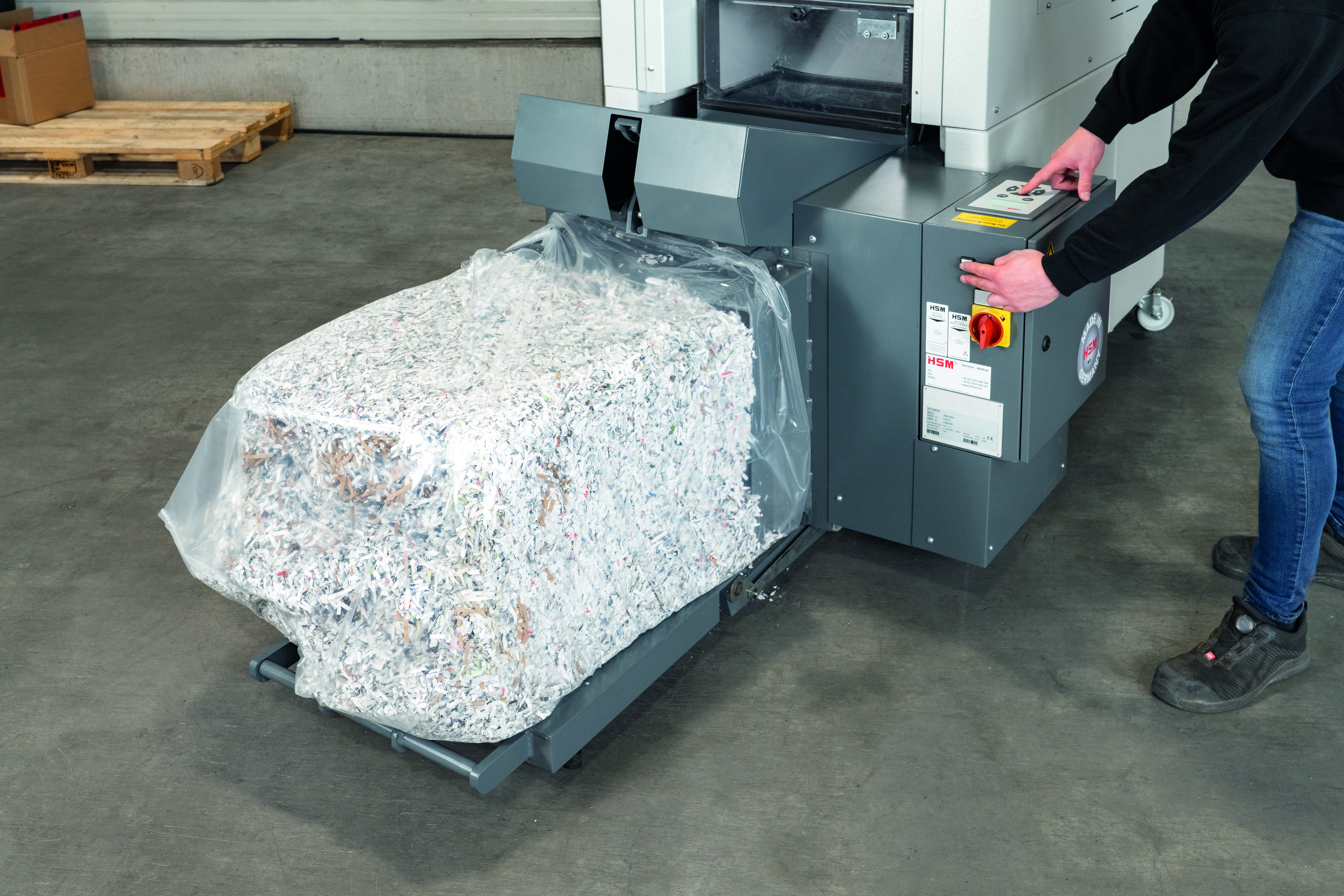 Schredder-Pressen-Kombination HSM Powerline SP 5080-1