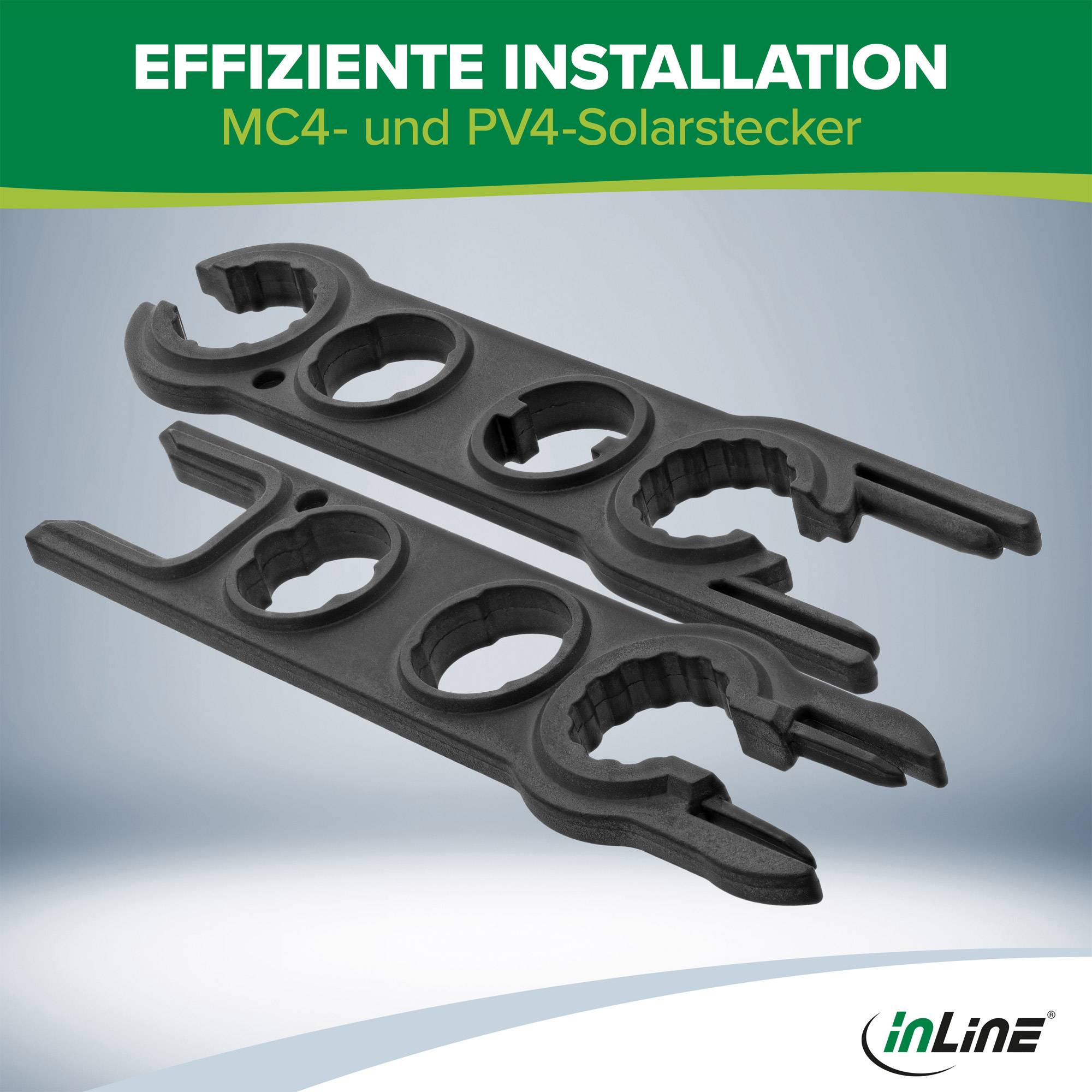 InLine® Montageschlüssel für Solarstecker (MC4 / PV4) 2er Set-1