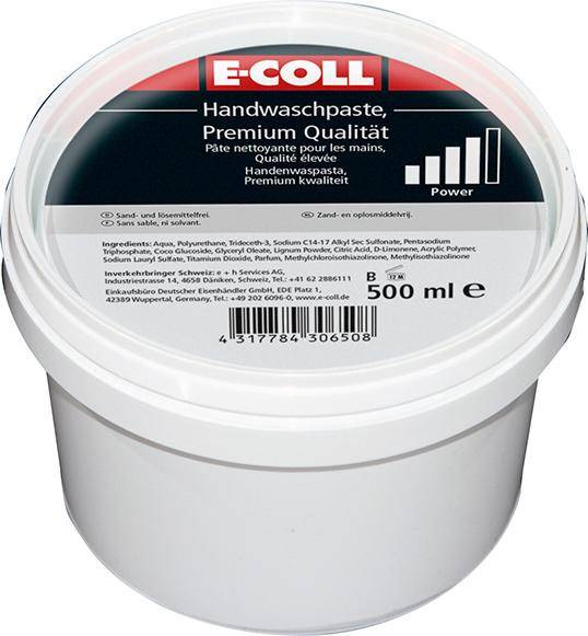 Handwaschpaste Premium Qualität 500ml Dose E-COLL - Artikel: 7830607546-0