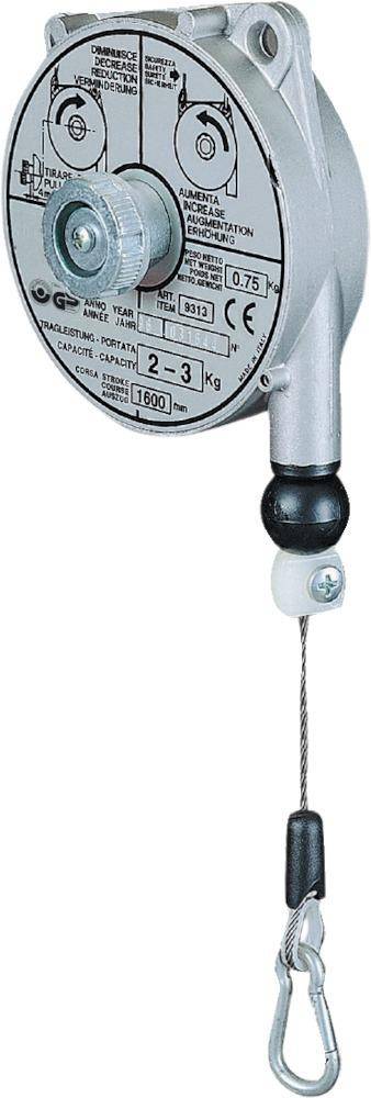 Federzug Typ 9313 2-3 kg 1,6 m - Artikel: 7830605002-0