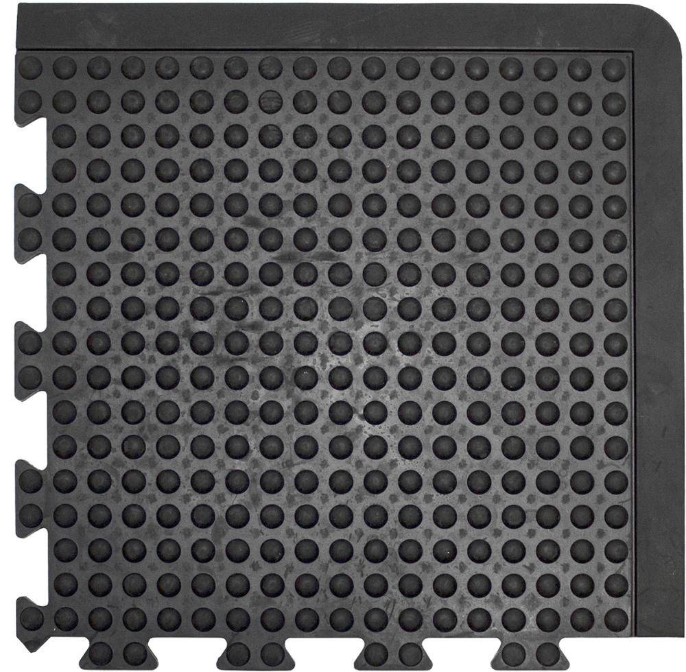 Anti-Ermüdungsfliese Bubblemat Connect Eckstück B50xL50 cm schwarz - Artikel: 7830611590-0