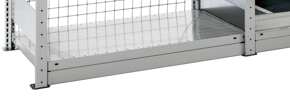 Sockelleiste Meta CLIP B1000xH56 mm RAL7035-0