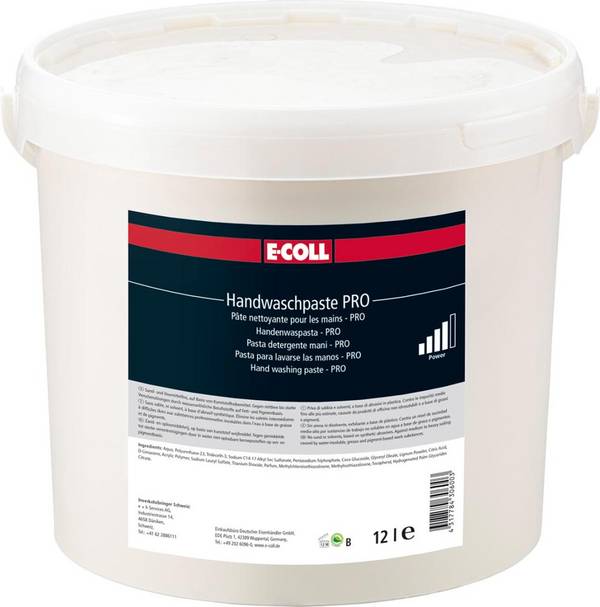 Handwaschpaste Premium Qualität 12L Eimer E-COLL - Artikel: 7830607545
