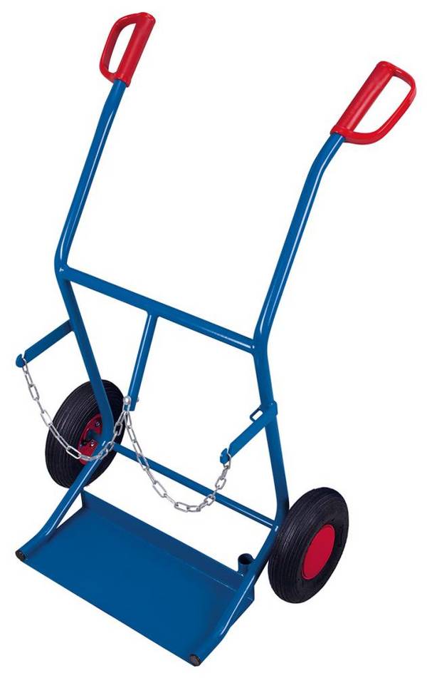 Stahlflaschenkarre 150 kg2x20 l Lufträder - Artikel: 7830205412