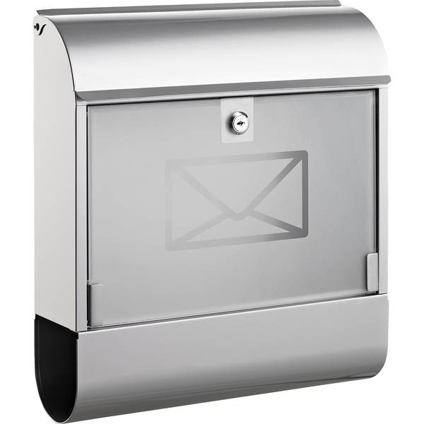 ALCO Briefkasten 8608 36x40x11cm Metall silber - Artikel: 887561095