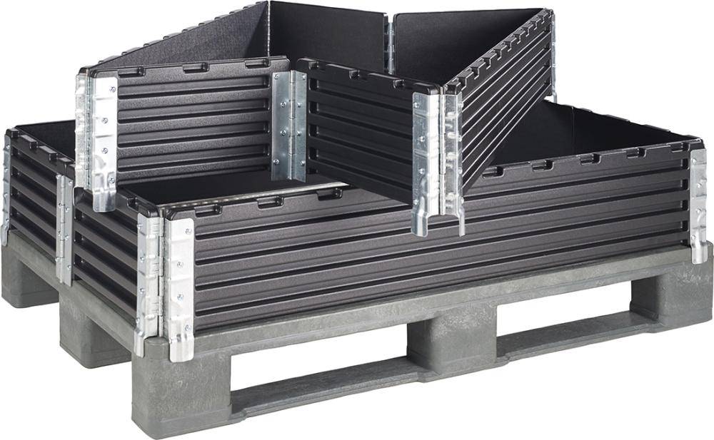 Aufsatzrahmen schwarz B800xT1200xH200 mm 4 Scharniere - Artikel: 7830254150-0