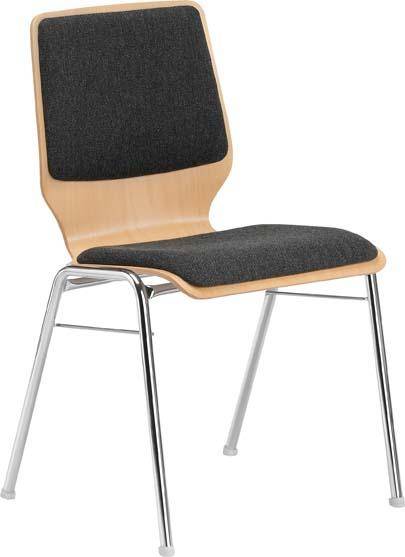 Mehrzweckstuhl Buche m. 2 Polster anthrazit - Artikel: 7830706059-0