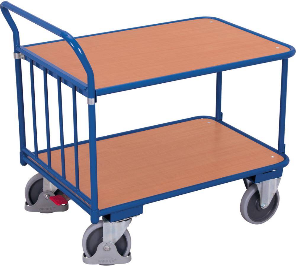 Schiebebügelwagen als Tischwagen - Außenmaße: 1.305 x 705 x 1.030 - mm (B/T/H)-0
