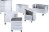 Alu-Kastenwagen,Ladefl. LxB 1000x640mm,415l,HxLxB 855x1050x690mm,Gummi-Bereifung