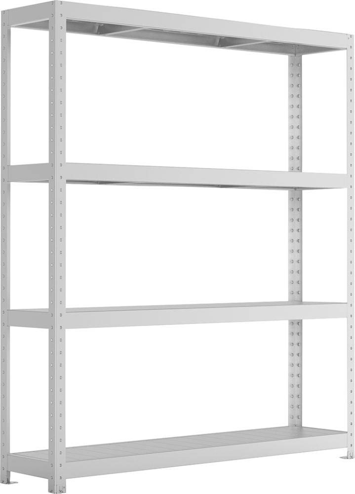 Weitspannregal SPEED-RACK B1700xT400xH2970 mm 4 Stahlpaneele Fachlast 500kg META-0