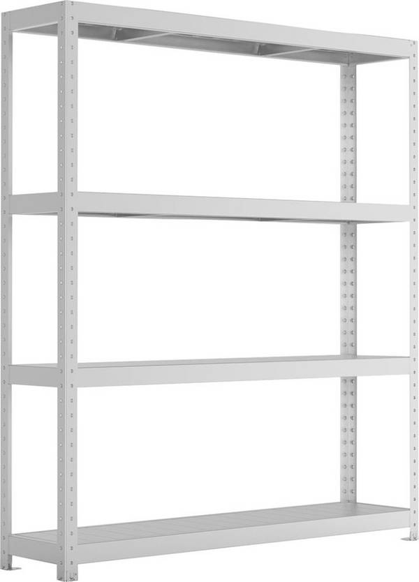 Weitspannregal SPEED-RACK B1700xT400xH2970 mm 4 Stahlpaneele Fachlast 500kg META