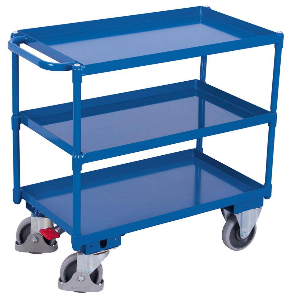 Tischwagen 400 kg 995x695 mm 3 Stahlwannen - Artikel: 7830205465-0