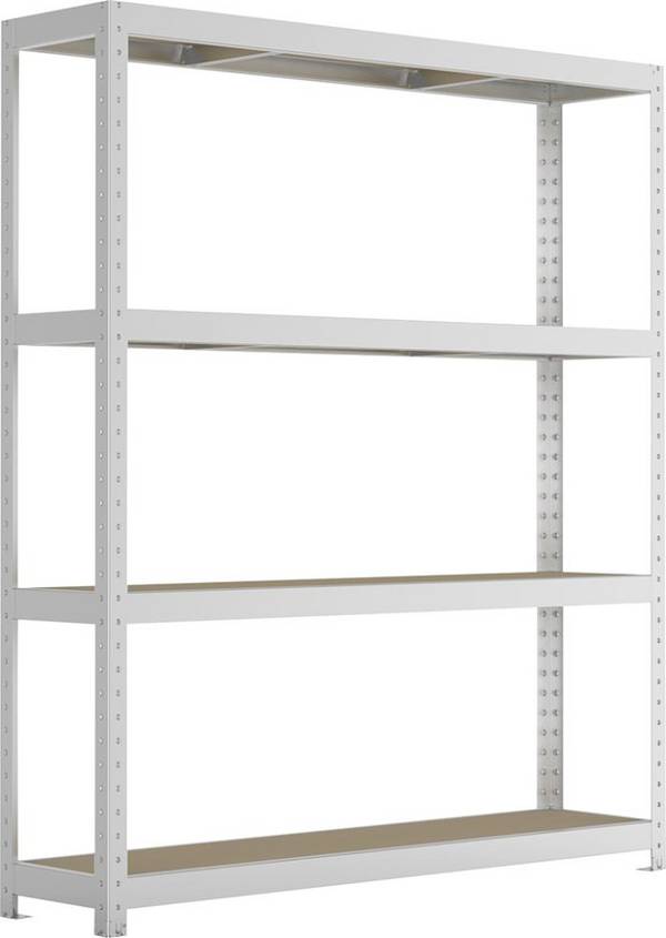 Weitspannregal SPEED-RACK B1700xT600xH2970 mm 4 Spanplatten Fachlast 500kg META
