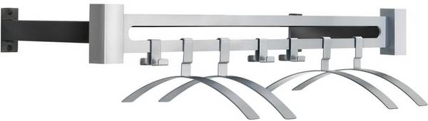 Wandgarderobe Montana B 1000mm, alusilber - Artikel: 7830703249