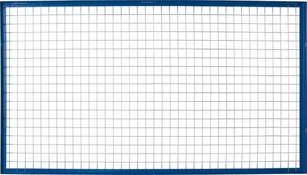Gitterrückwand FB2700xH1000 mm blau/verzinkt - Artikel: 7830493446