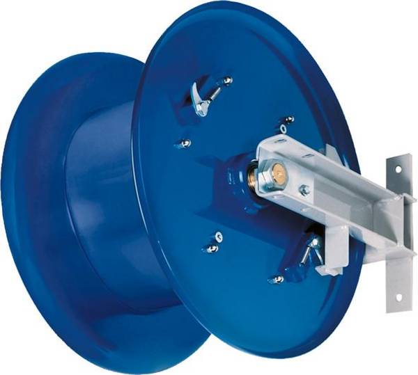 Schlauchaufroller Stahl o. Schlauch für 20m Schlauch NW 19mm Druckluft/Öl/Wasser
