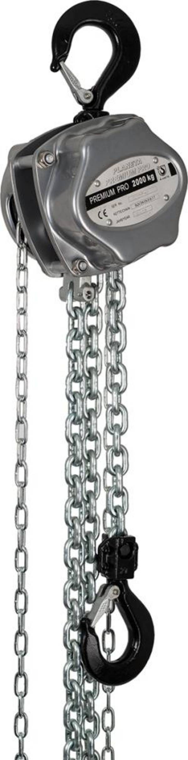 Stirnrad-Flaschenzüge PREMIUM PRO G10314 Typ Flaschenzug Tragkraft 2000 kg Kettenstränge 1 Bauhöhe 428 mm Handkettenzugk