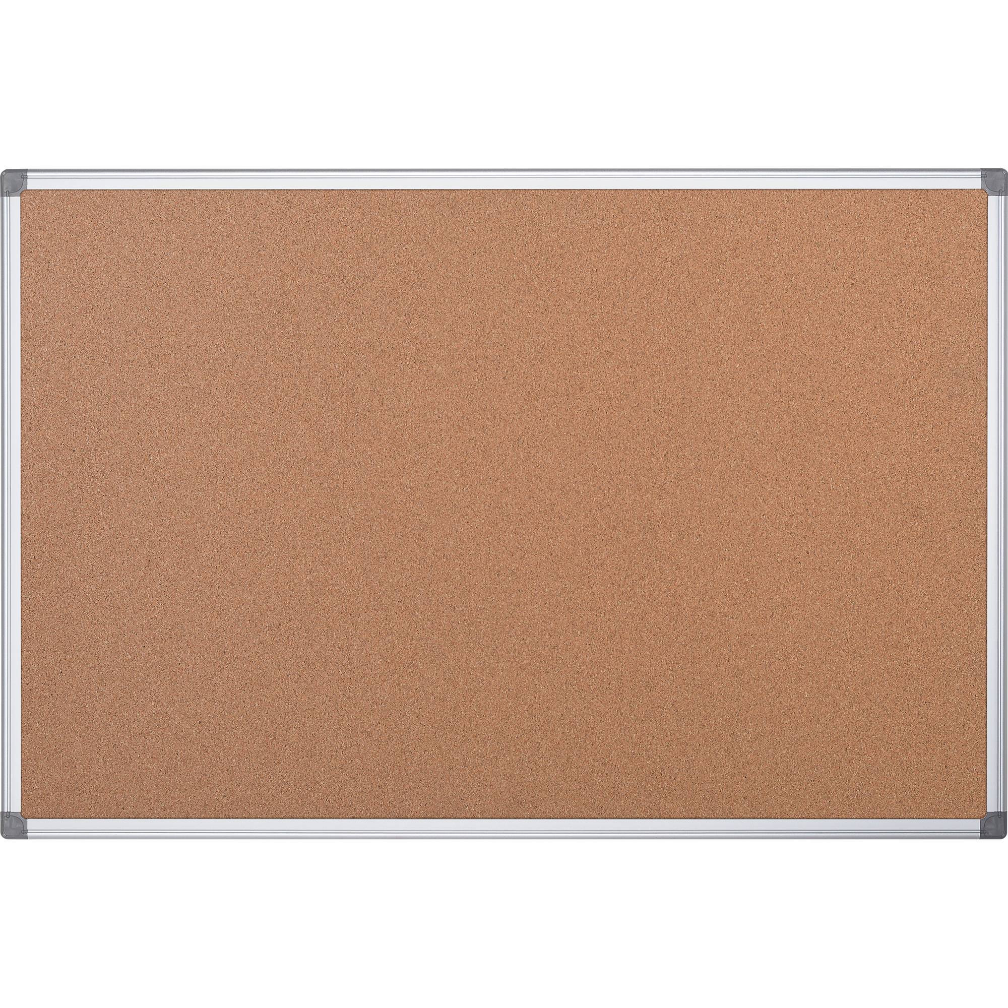 Pinnwand Maya Kork Aluminiumrahmen 90x60cm-1