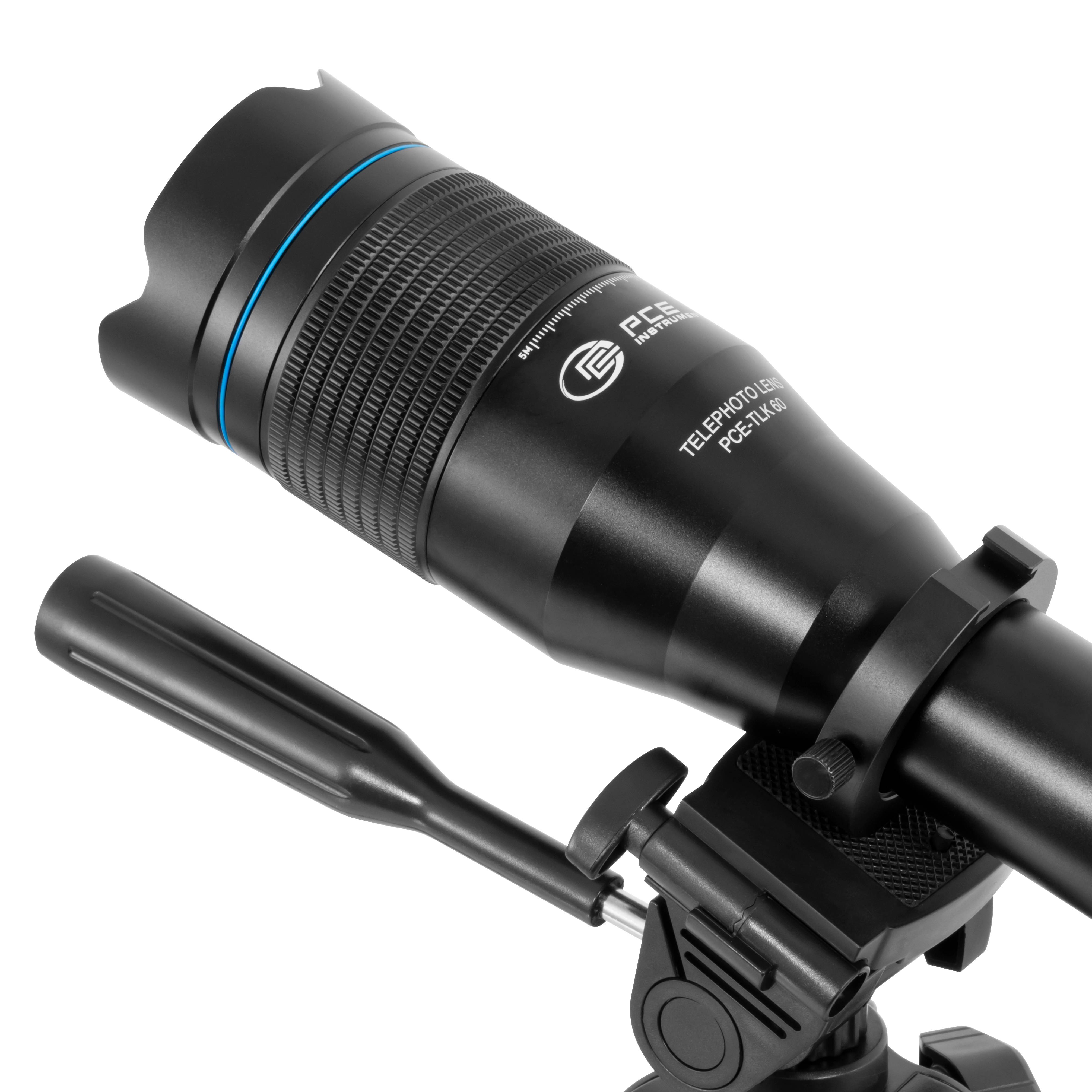 PCE Instruments Handy Objektiv PCE-TLK 60 Vergrößerung 60x |Fokussierbereich 5m - ∞ |Stativ bis 116cm |Aluminium Gehäuse-4