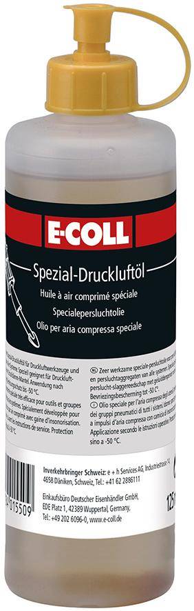 Spezial-Druckluftöl 125ml Flasche E-COLL - Artikel: 7830606842-0