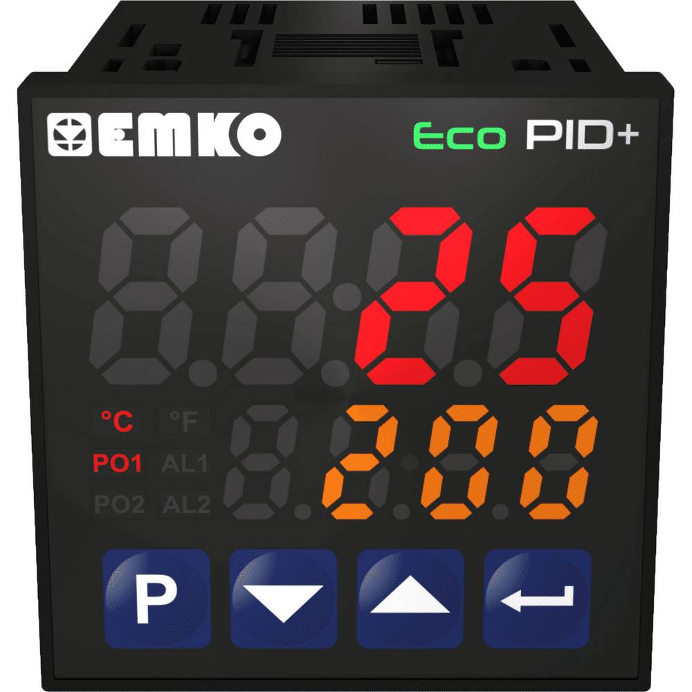 EMKO ecoPID+.4.5.1R.S.0 PID Temperaturregler mit Sensoreingang Pt100, J, K, R, S, T und 1 Relaisausgang-0