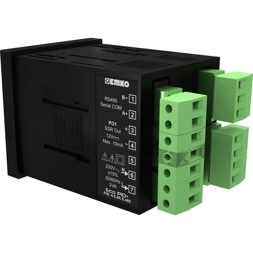 EMKO ecoPID+.4.5.1R.S.0 PID Temperaturregler mit Sensoreingang Pt100, J, K, R, S, T und 1 Relaisausgang-4
