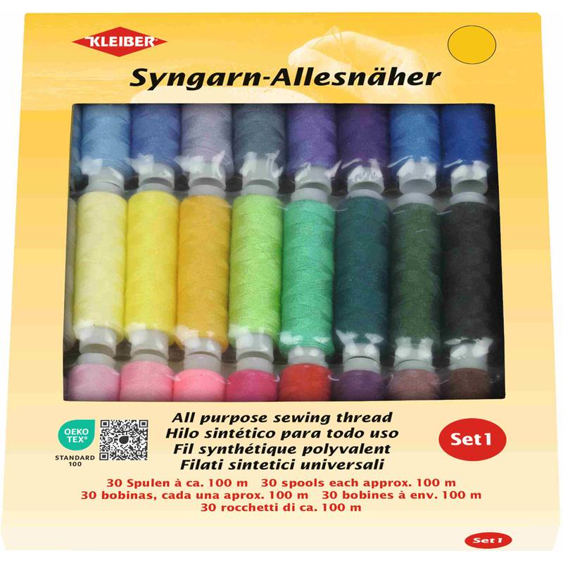 KLEIBER Nähgarn-Set Syngarn Allesnäher, 30 x 100 mm-0