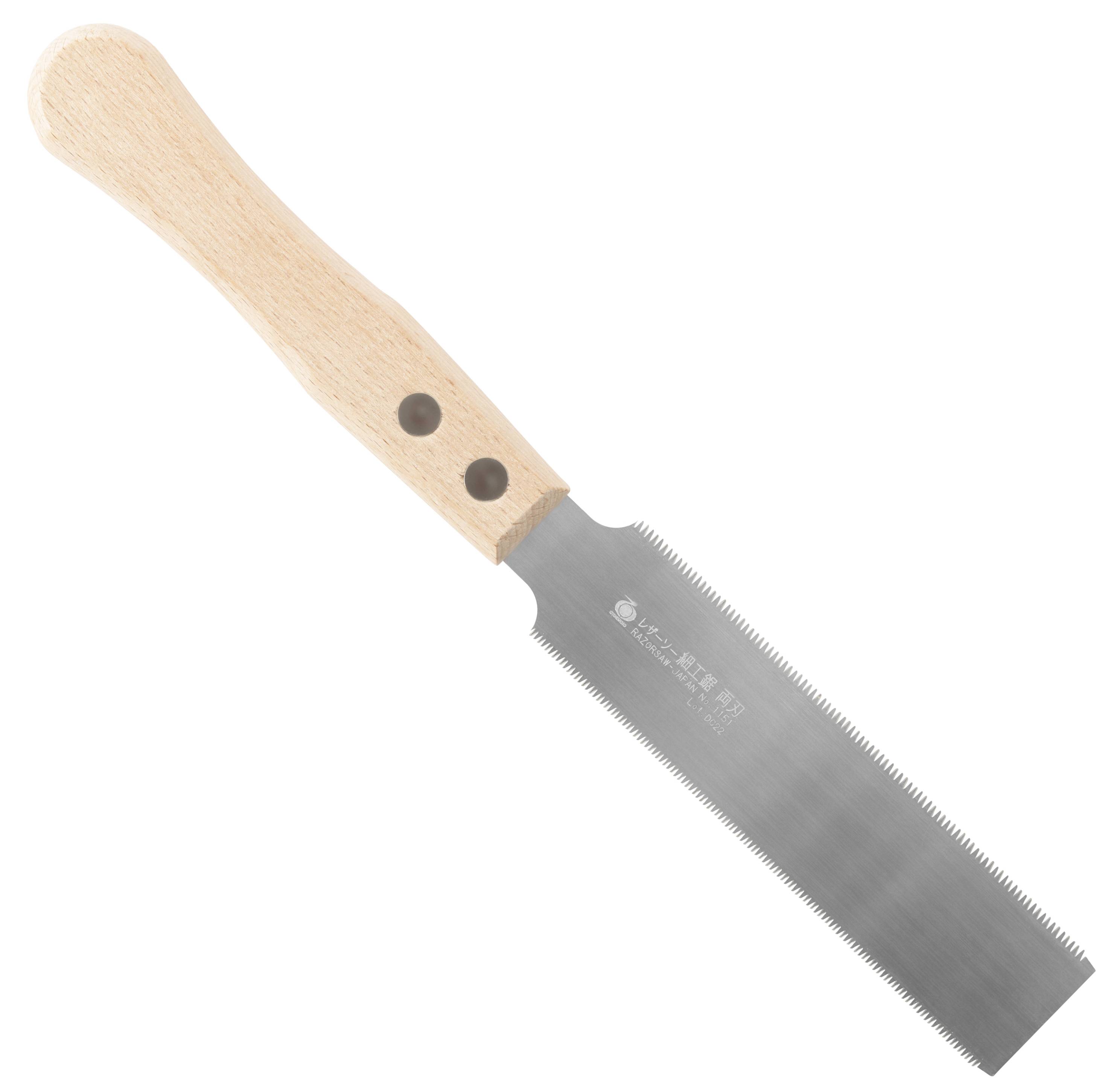 Gyokucho 1151 - Razorsaw Resto Japansäge 125mm, "Flush-Cut", 26/20 TPI, zweiseitig-0