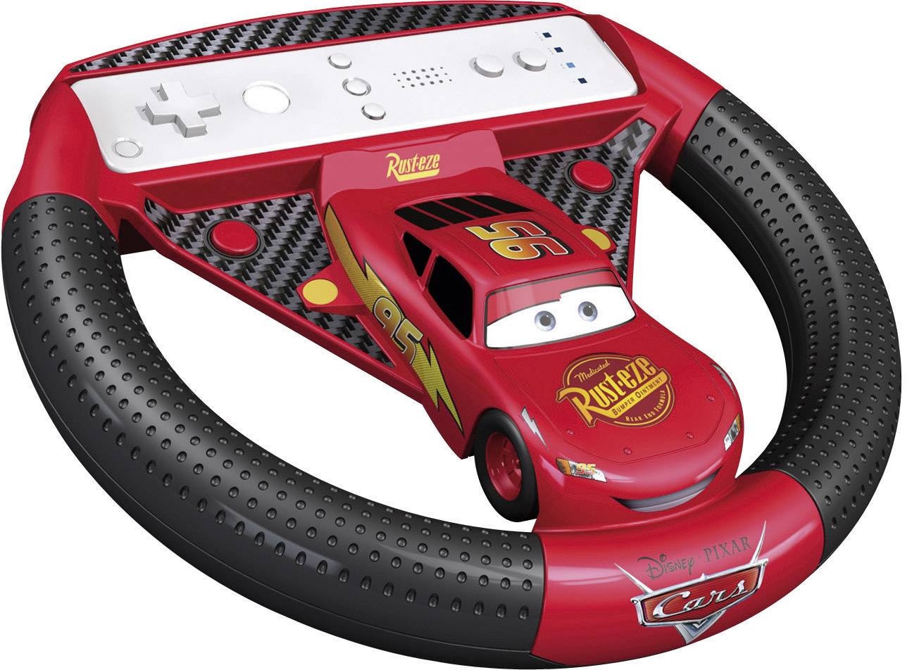 Thrustmaster "Cars" Lightning Mcqueen steering wheel for the Wii from