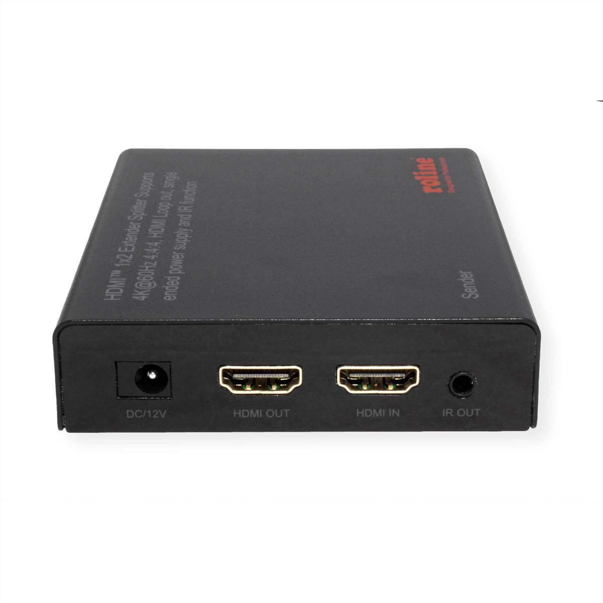 ROLINE HDMI Extender und Splitter, 1x2, über Cat.6A, 70m, 4K60Hz-2