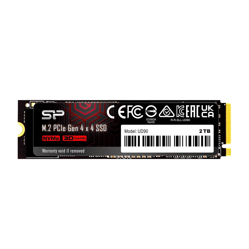 Silicon Power UD90 2000 GB M.2 5000 MB/s TB PCIe Gen 4x4 4800 NVMe 1.4 LDPC E2E-0