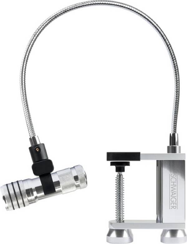 Schwaiger Grillleuchte 1 Strahler LED 0,5W Silber Multimedia-Technik Grillzubehör