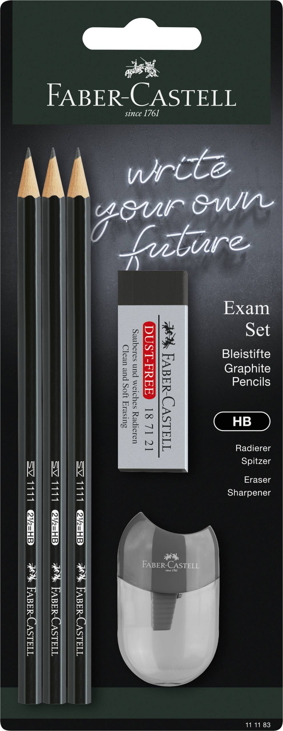 FABER-CASTELL - Bleistift 1111 Exam Set BK-0