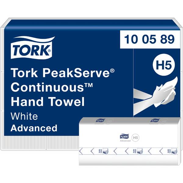 TORK - PeakServe Continuous Advanced - Papiertücher - 270 Blätter - weiß