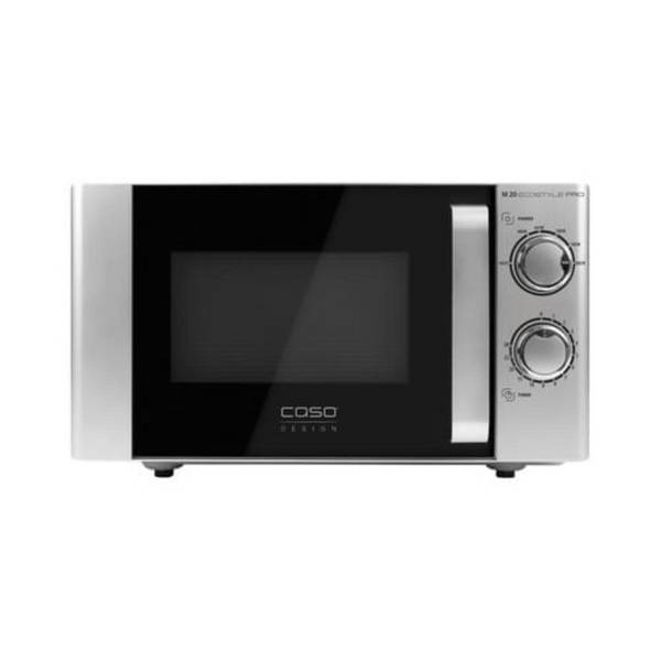 Caso M 20 Ecostyle Pro Mikrowelle, einfache Bedienung, 20 L Garraum, 800 Watt Leistung,