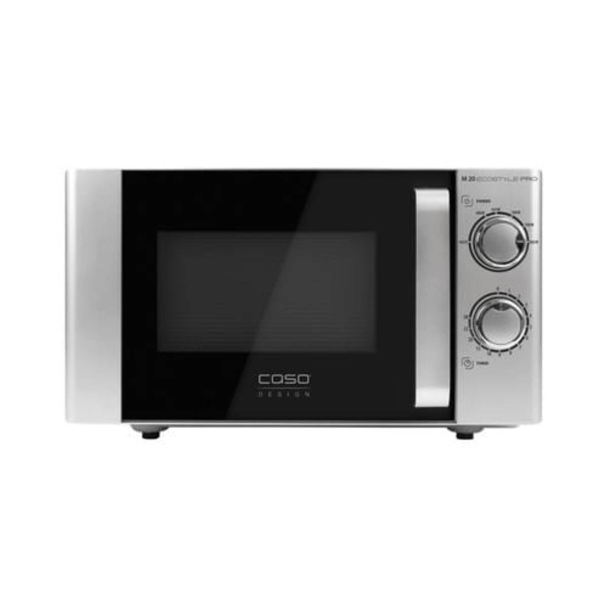 Caso M 20 Ecostyle Pro Mikrowelle, einfache Bedienung, 20 L Garraum, 800 Watt Leistung,-0