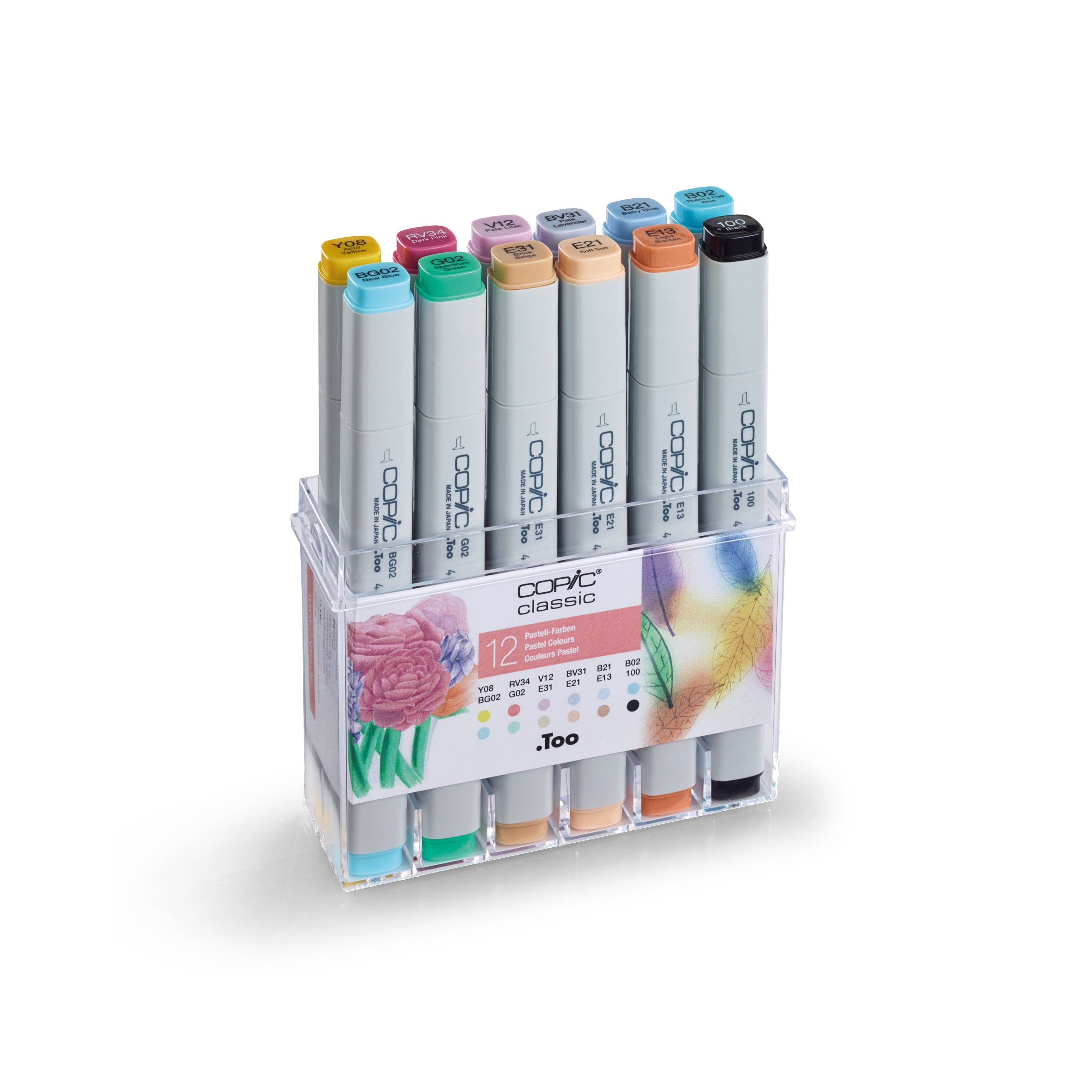 Copic Classic 12er Set Pastellfarben-2