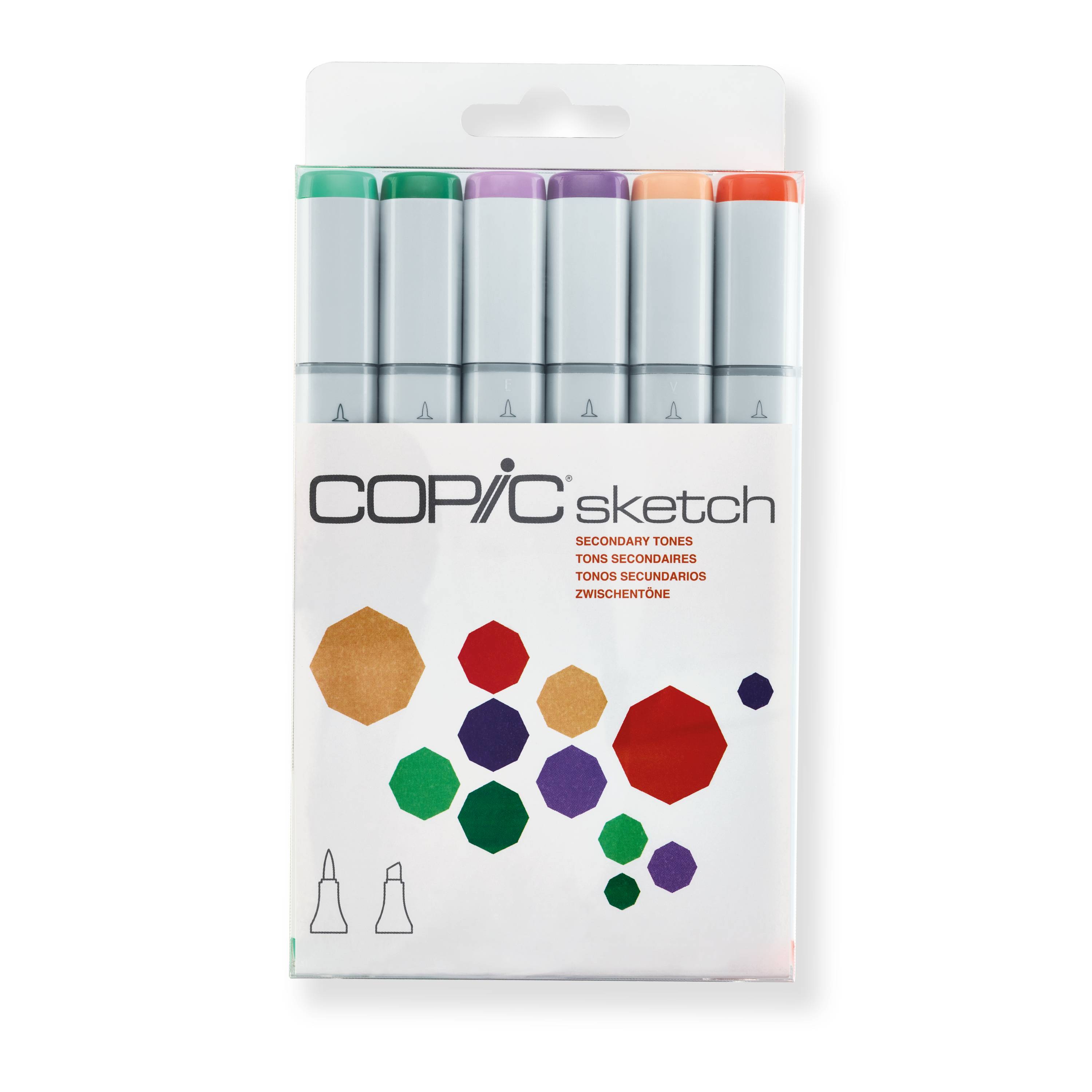 COPIC Sketch Set "Secondary Tones", 6 Stk.-1