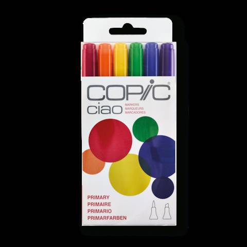 "Copic Ciao Set ""Primary"", 6 Stk."