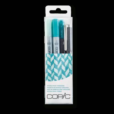 "Copic Set ""Doodle Pack Turquoise"", 4 Stk."