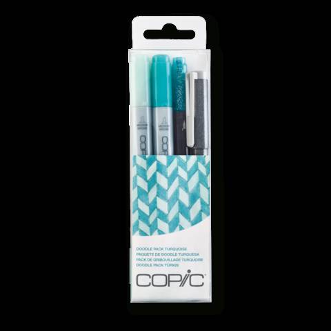 "Copic Set ""Doodle Pack Turquoise"", 4 Stk."-0